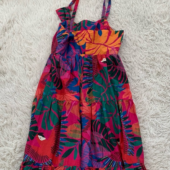 NWT farm rio macaw cotton midi dress - Picture 9 of 10
